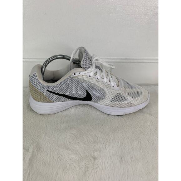 Nike Revolution 3 Women’s Running Shoes White Black Sz 9 819303-102 - Picture 6 of 11
